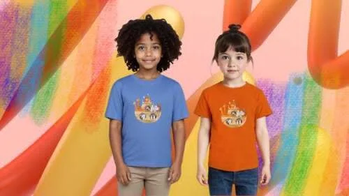  T-shirt felpe bambini artistici 