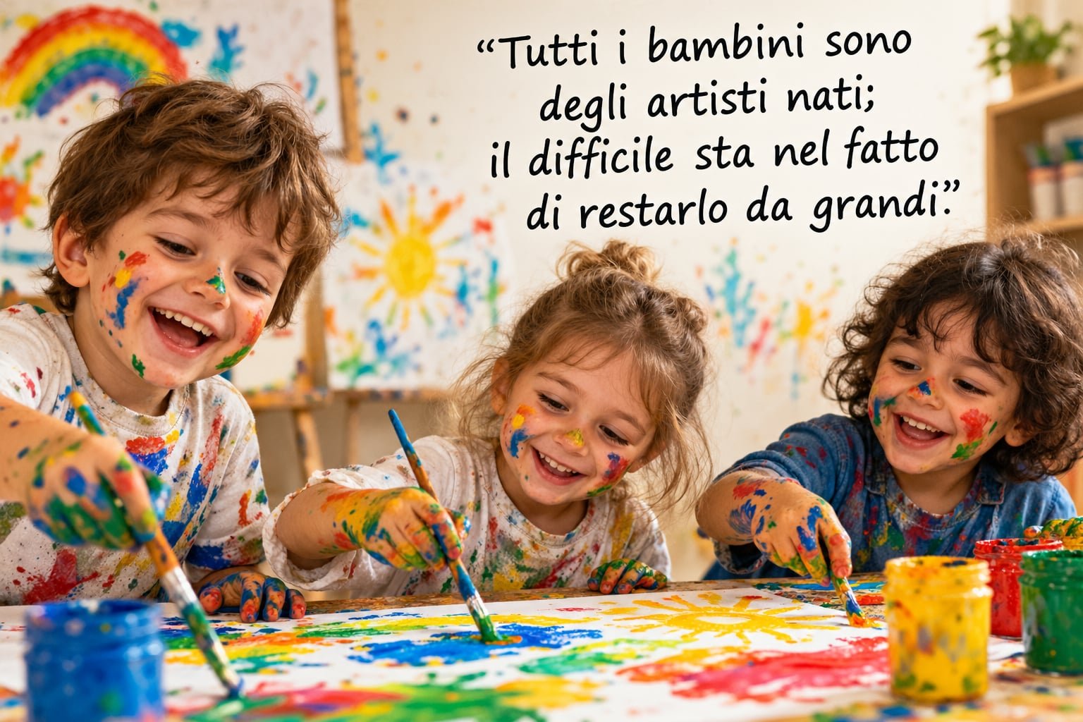 imparare l'arte bambini
