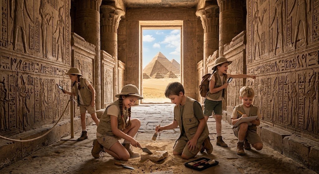 L'arte dell'Antico Egitto: attività creative per bambini