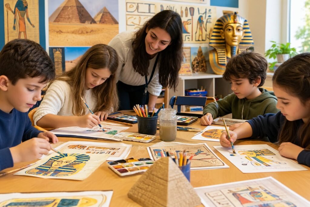 L'arte dell'Antico Egitto: attività creative per bambini