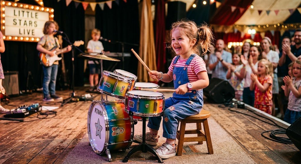 Musica per i bambini: gioco e divertimento, canzoni e ballo.
