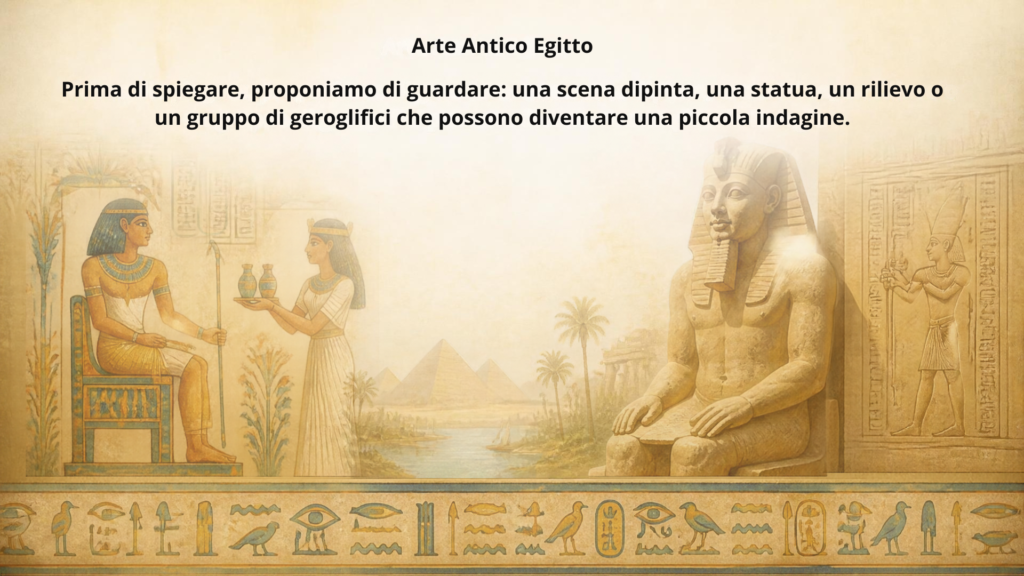 Arte Antico Egitto attività bambini
