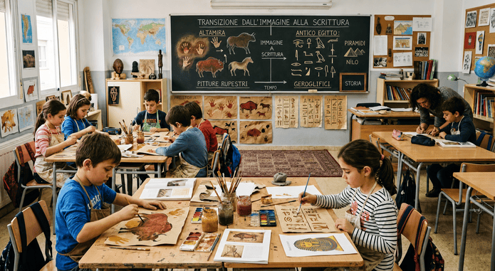 Arte Antico Egitto attività bambini